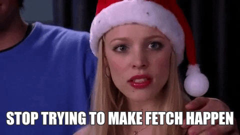 Mean Girls scene gif of Regina George saying, 