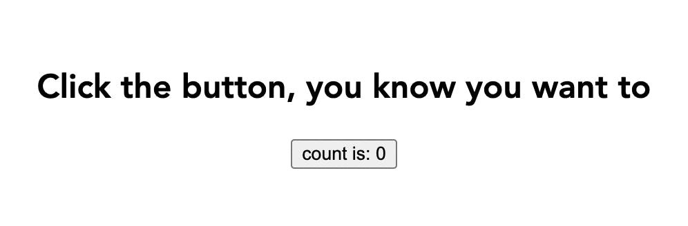 A screenshot of the component, which contains text that says, 