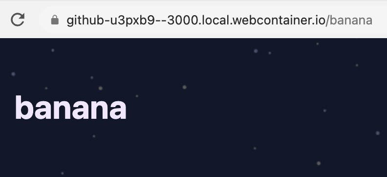 Screenshot: The h1 heading should render for now. This h1 says 