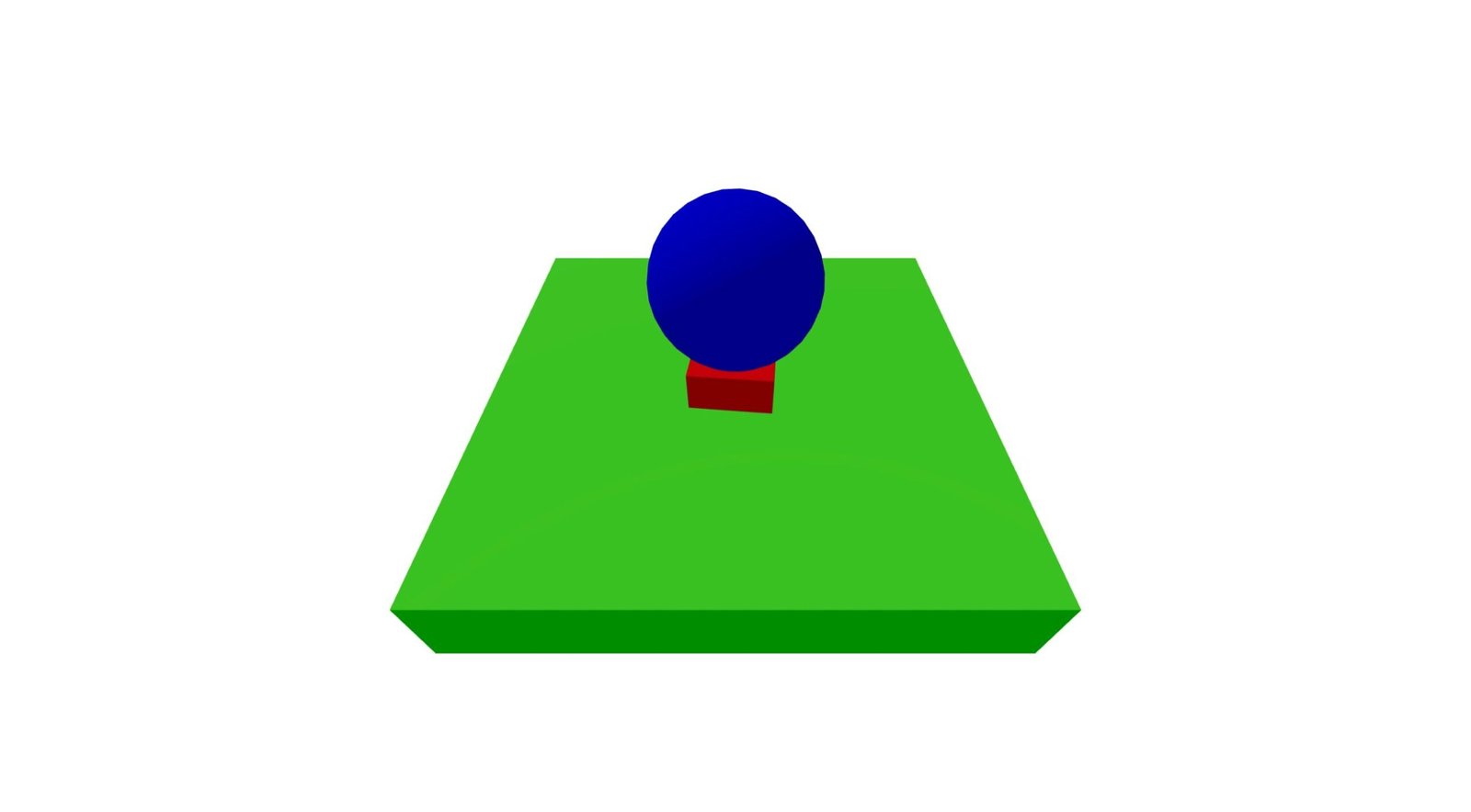 Screenshot of the 3D scene. At this stage, there