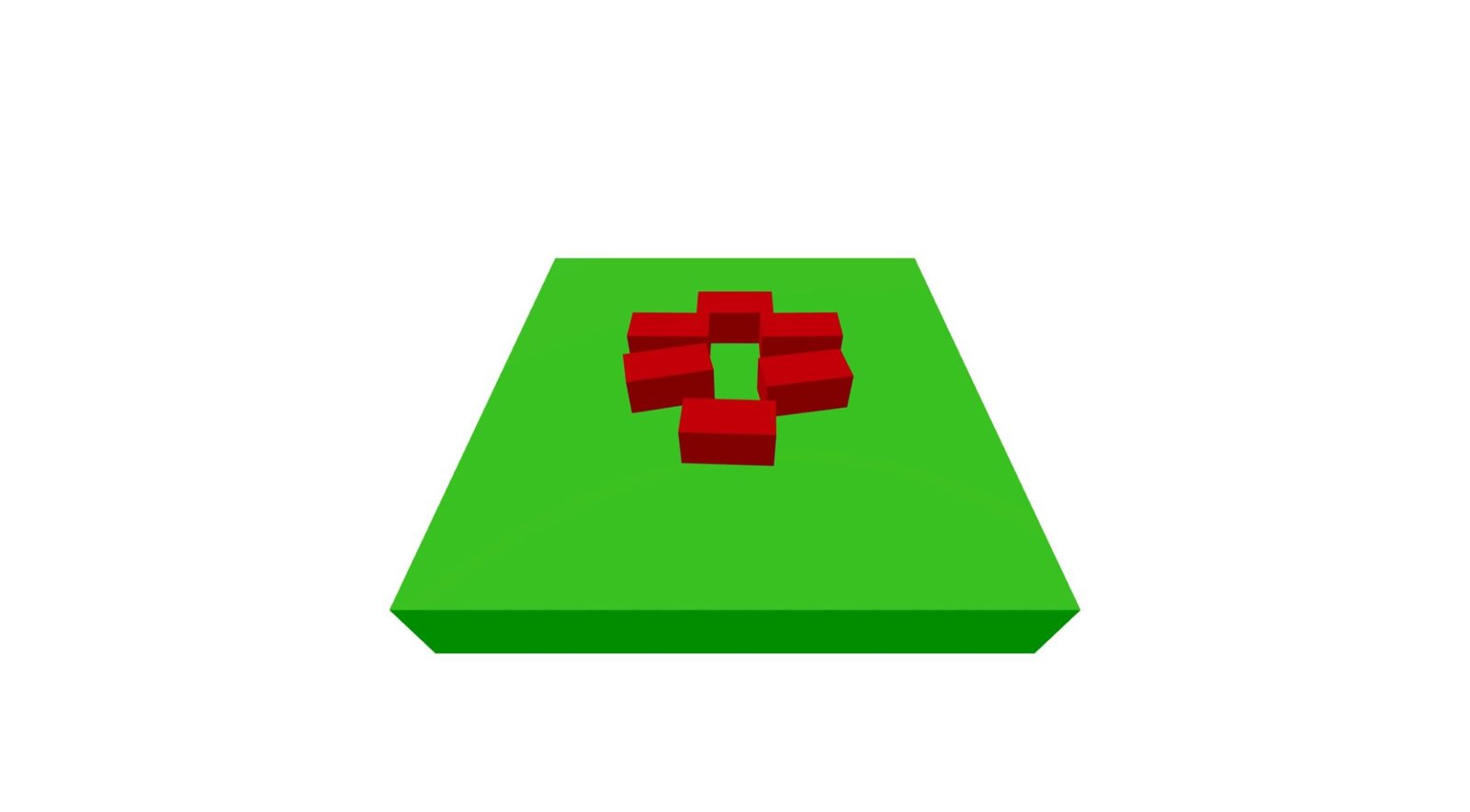 Screenshot of the 3D scene. At this stage, there