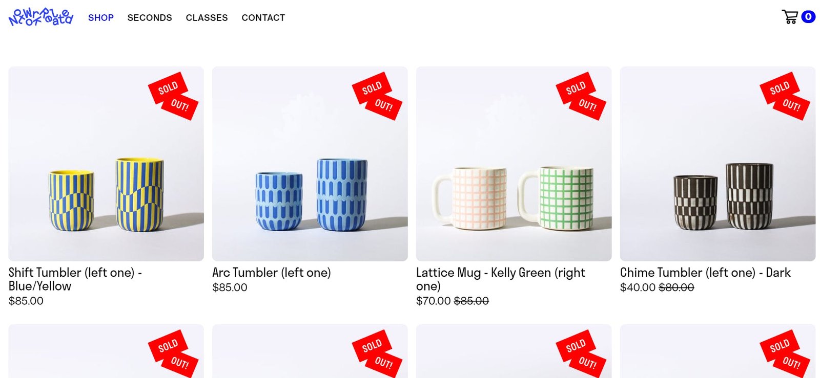 Squarespace example site image