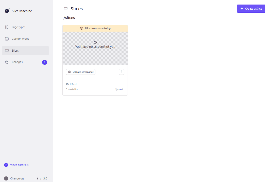 Nuxt 3 and Prismic: Get Up and Running Now! Animated GIF showcasing the creation of a “SimpleHero” slice with a title, a description, and an image, inside Slice Machine UI