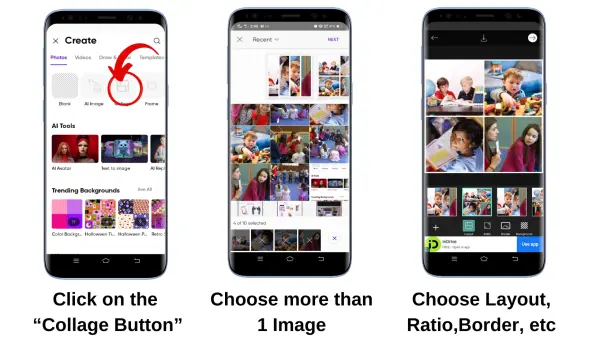 Collage Making with PicsArt