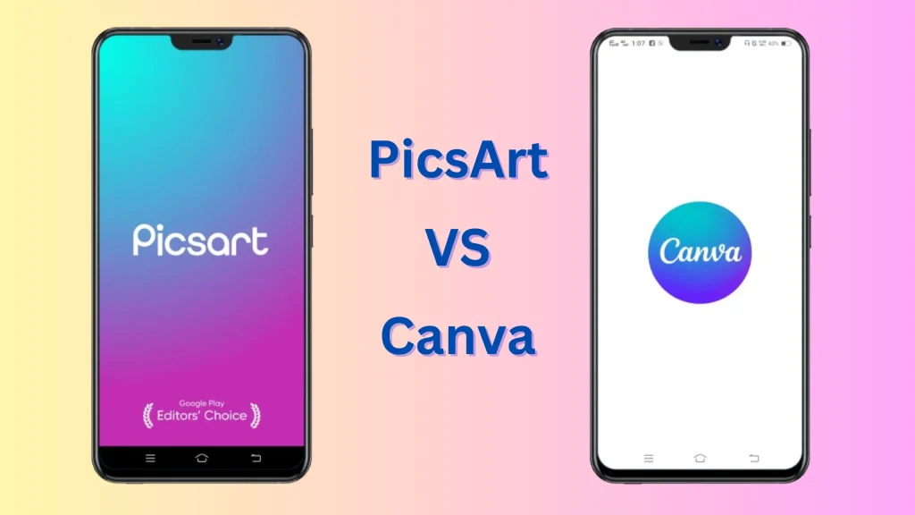 PicsArt Vs Canva Main Page