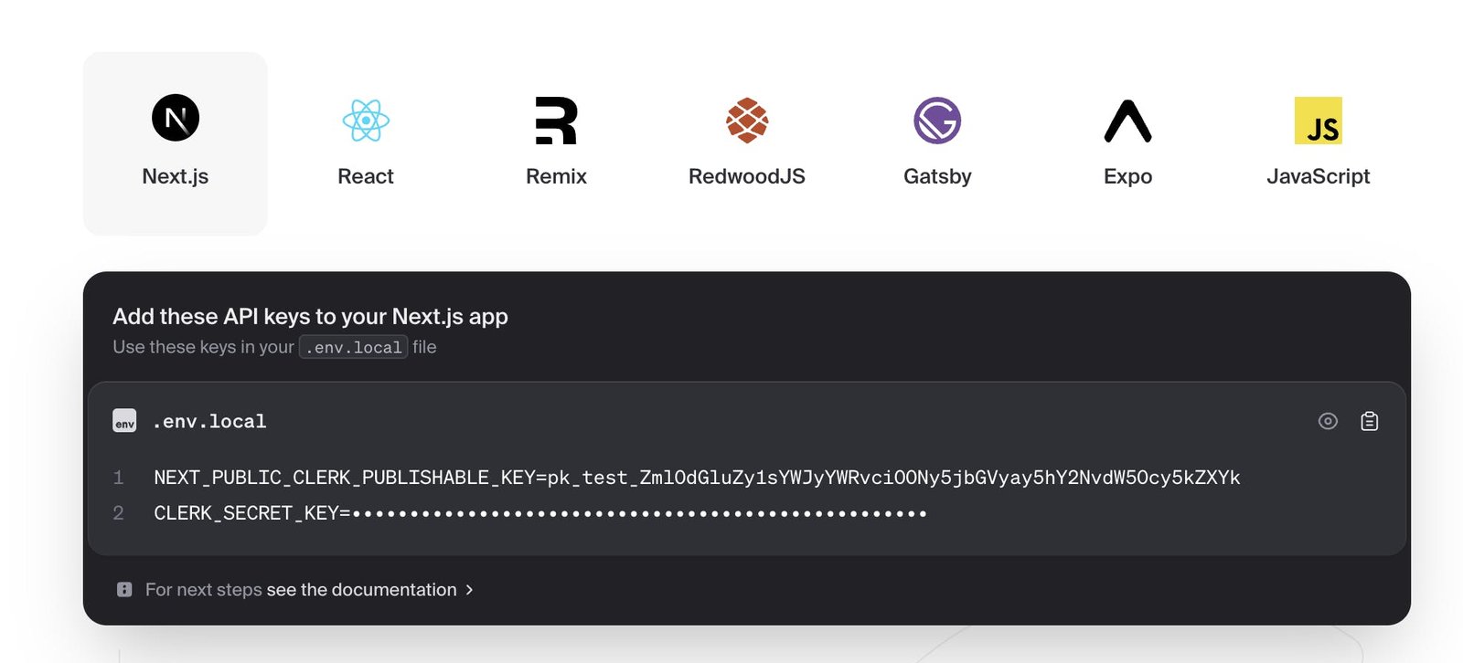 An image of environment variables.