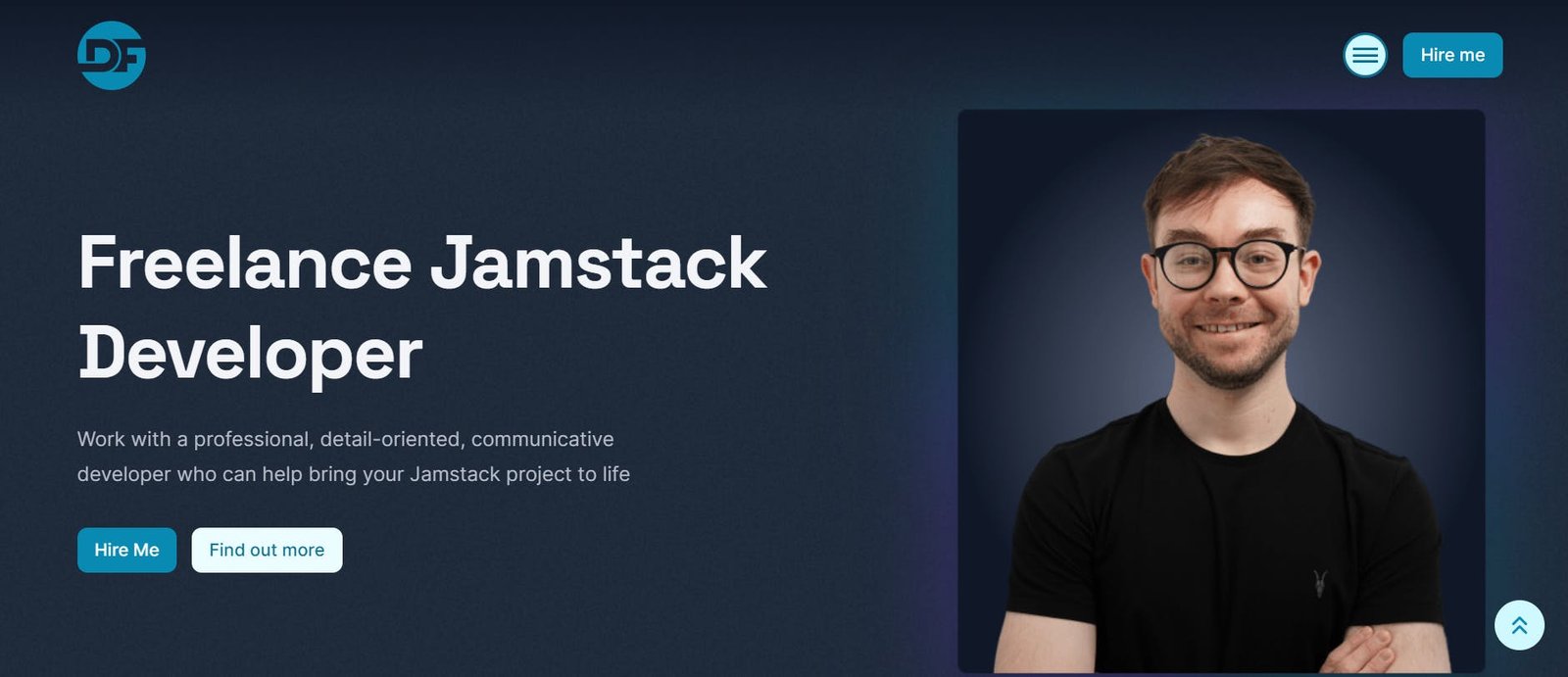 An image of David Fox website.