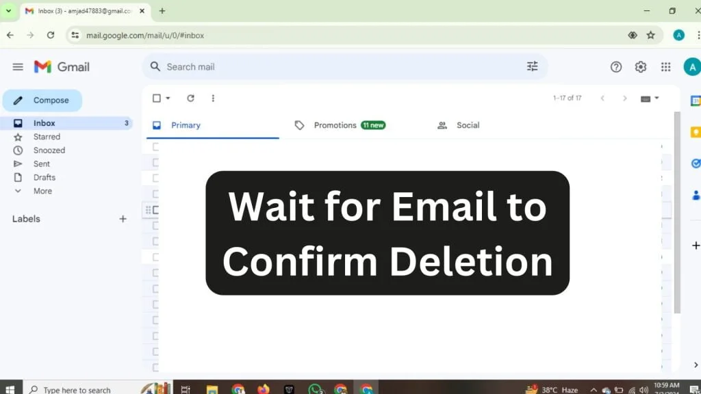 Email Confirmatioon