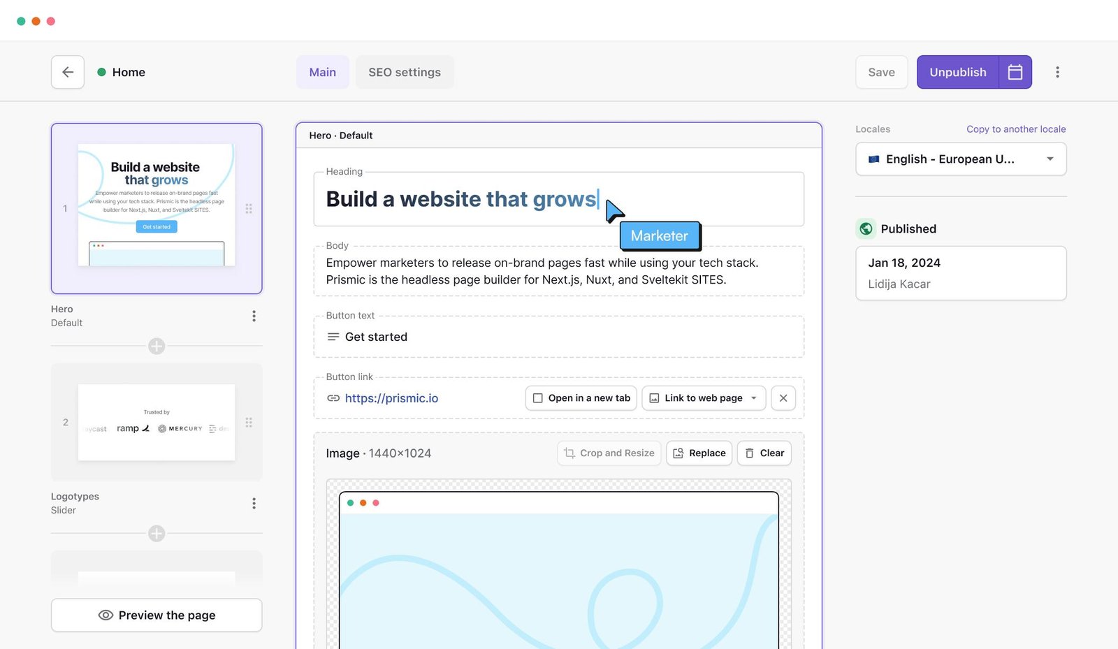 Zgvtbct2UUcvBVHm Page Builder Hero