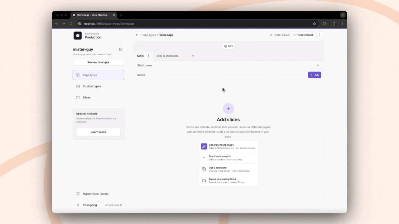 Image to slice demo gif