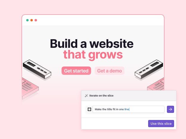 An image of Prismic AI features