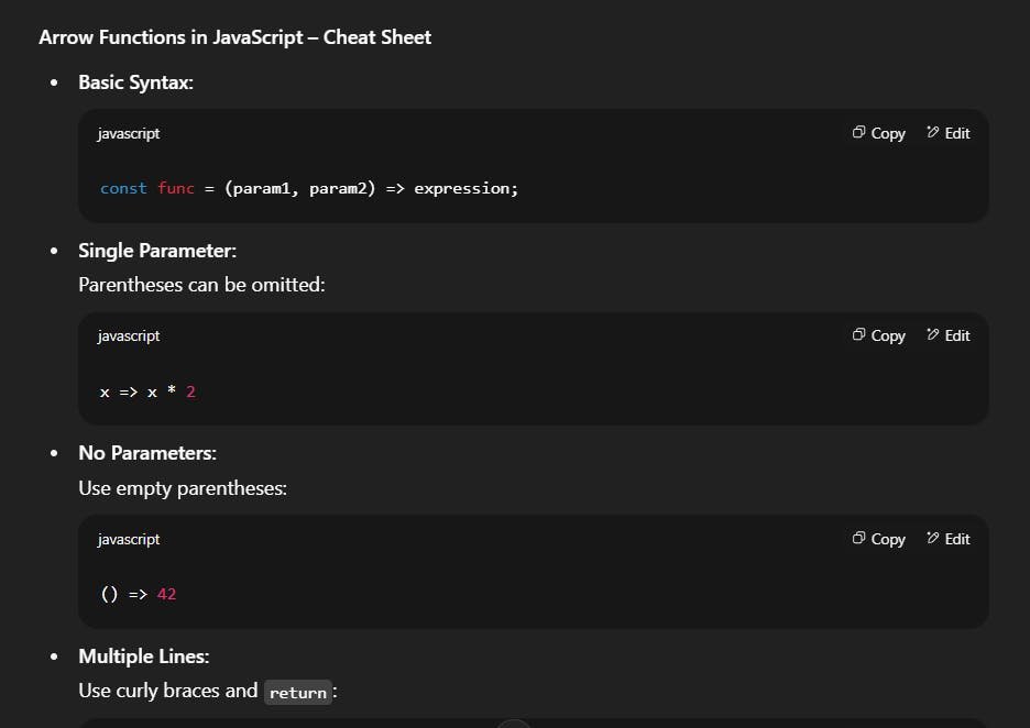An image of ChatGPT prompt in bullet point list