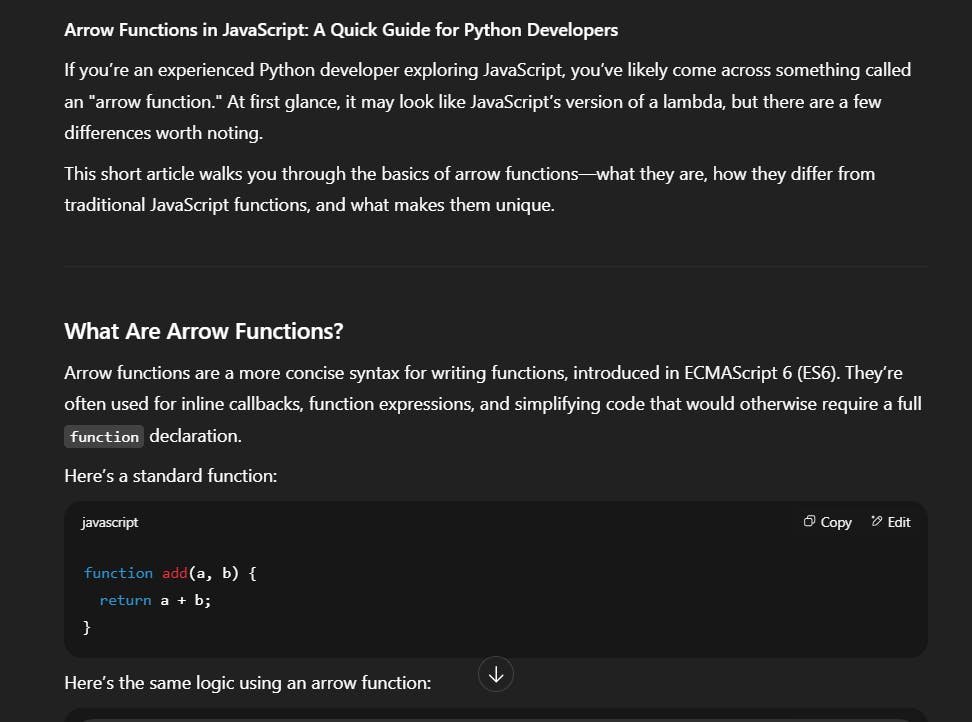 An image of ChatGPT prompt with different context