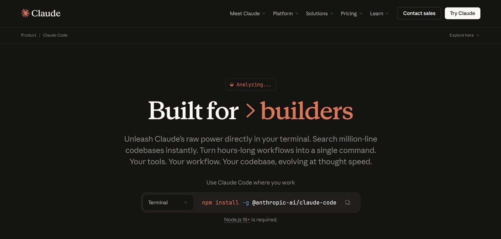 An image of Claude Code